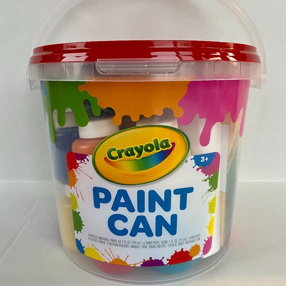 NEW Crayola Paint Can Kids Arts and Crafts Set - Picture 2 of 6